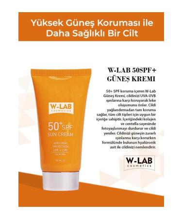 W-Lab Cosmetics Protective 50+SPF Sunscreen 50 ml - Buy Online on GoSupps.com
