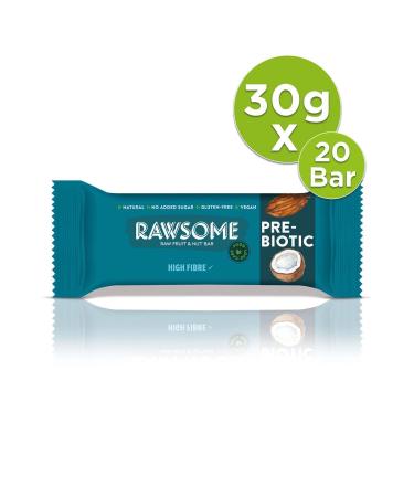 Rawsome Prebiotic Bar Gluten Free and Vegan 30g X 20 Pieces - Buy Online on GoSupps.com