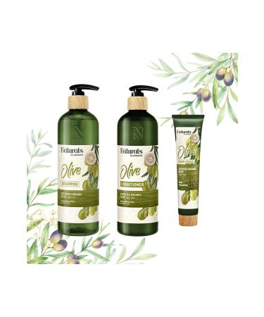 Naturals By Watsons Olive Shampoo - Conditioner - Hand Cream 3 Piece Set