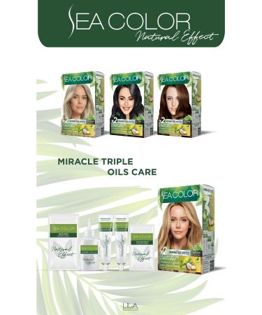 Sea Color Ammonia-Free Vegan Natural Nourishing Permanent Hair Dye 0 Gray Coverage (1 PACK 2 x 50 ml) - Buy Online on GoSupps.com