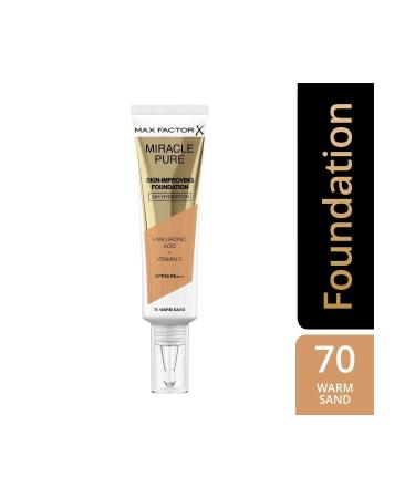 Max Factor Foundation Miracle Pure Foundation Warm Sand No:70