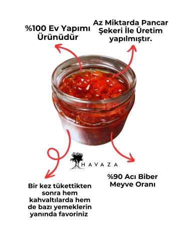 Havaza Hot Pepper Jam (HOME MADE) 400 Gr. - Buy Online on GoSupps.com