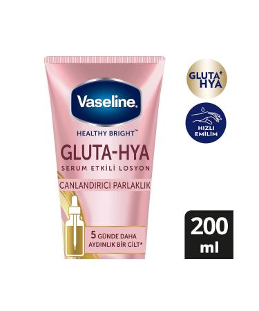 Vaseline Gluta Hya Serum Effective Lotion Revitalizing Brightness 200 ml