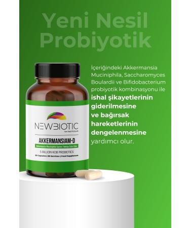 nbnewbiotic NewBiotic Akkermansiam-D 30 Capsules - Buy Online on GoSupps.com