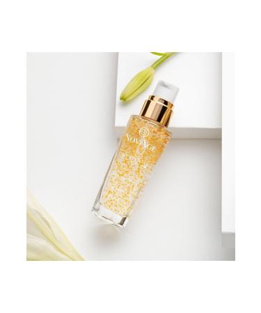 Oriflame Novage Time Restore Skin Serum with Gold-Colored Particles Designed for Mature Skin