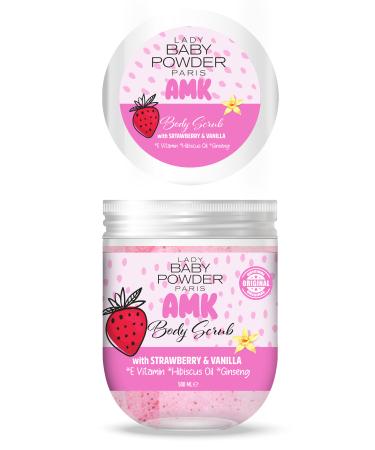 Baby Powder Paris Strawberry and Vanilla Body Peeling 500 Ml