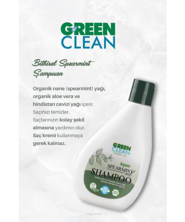 Green Clean Buy 4 Pay 3 Herbal Shampoo Spearmint 275 ml - Buy Online on GoSupps.com