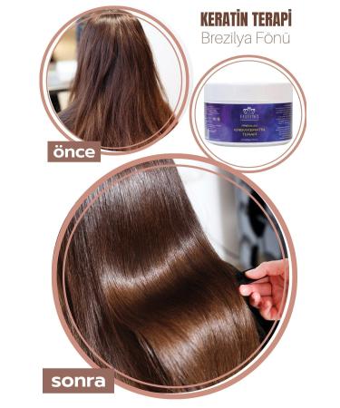 VALENTINES PROFESSIONAL Miraculous Premium Cream Keratin Therapy Brazilian Blow Dry / Monthly Lasting Care Silky and Straight Hair