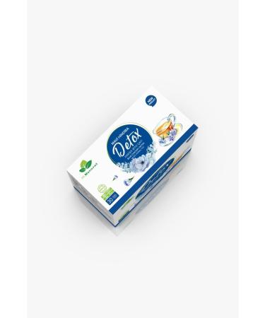 DRNATURAL Blue Chicory Detox Mixed Herbal Tea 30 Sachets Blue Chicory Detox Powder (2 BOXES) - Buy Online on GoSupps.com