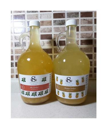 S heylaana Natural Pineapple Vinegar 1500 Ml - Natural Hawthorn Vinegar 1500 Ml