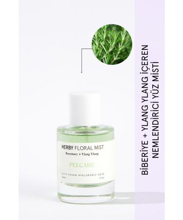 Pelcare Herby Floral Mist With Rosemary Ylang Ylang Hydrosol - Purifying Pure Plant Water