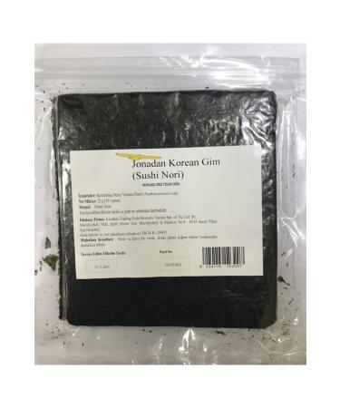 JONADAN Korean Gim Sushi Nori 100 Sheets