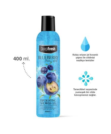 Deep Fresh Purifying Shower Gel Blueberry 400 ml - Buy Online on GoSupps.com