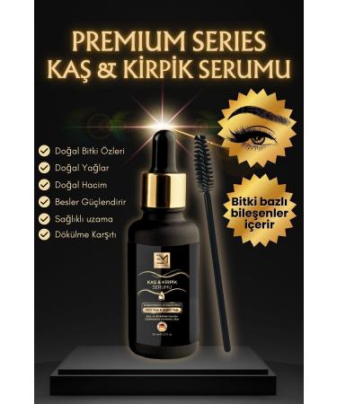 AMANOS BEAUTY Eyebrow and Eyelash Serum - Premium Series with Natural Plant Extract Fast and Healthy Growth Effect