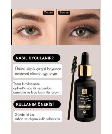 AMANOS BEAUTY Eyebrow and Eyelash Serum - Premium Series with Natural Plant Extract Fast and Healthy Growth Effect - Buy Online on GoSupps.com