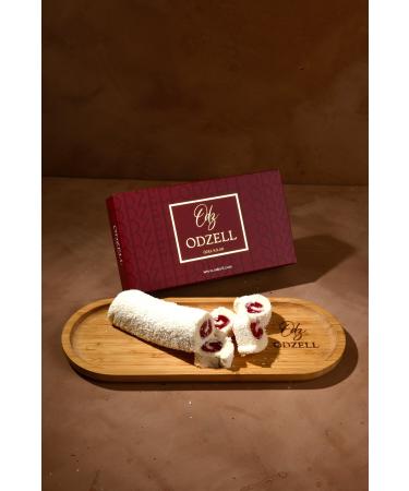 Odzell Coconut Milk Pomegranate Turkish Delight 1 Kg.