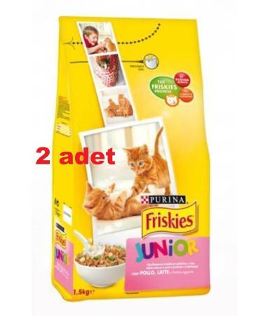 Friskies Purina Friskies Chicken and Milk Kitten Dry Food 1.5 Kg (2 PIECES)