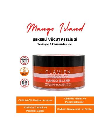 Clavien Mango Island Sugar Body Scrub