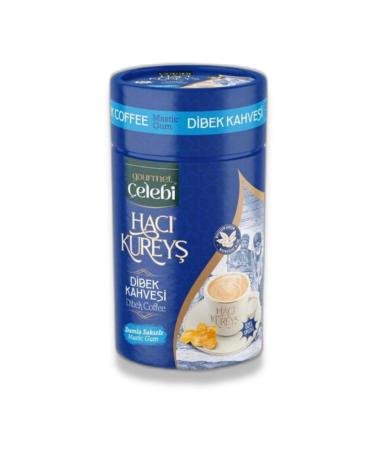 gourmet celebi mastic dibek coffee special cylinder box (250 gr)