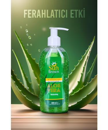 Sun Brown After Sun Refreshing Aloe Vera Gel 200 ml - Buy Online on GoSupps.com