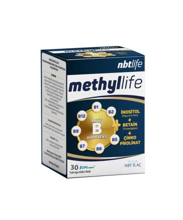 NBT Life Methyllife Active B Complex 30 Capsules