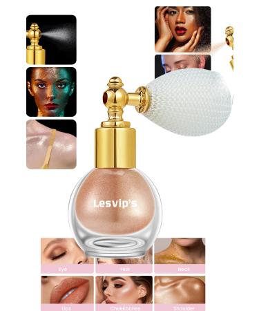 Lesvip's Shimmering Face and Body Glitter Shimmering Illuminator
