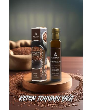 NATTIVO Linseed Oil Cold Pressed Natural Local Production 250 ML - Buy Online on GoSupps.com