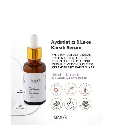 RemosNatural Illuminating & Anti-Spot Serum 30 ml - Buy Online on GoSupps.com