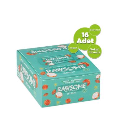 Rawsome Coconut Gluten Free and Vegan Fruit Bar 40g X 16 Pieces - Buy Online on GoSupps.com