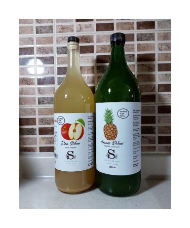 Suheylaana Natural Pineapple Vinegar 2000 Ml And Natural Apple Vinegar 1500 Ml