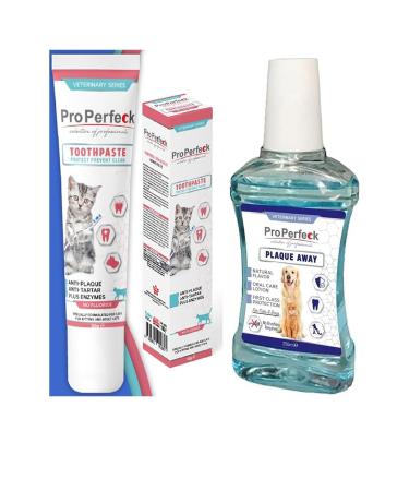 pro perfeck Cat Oral Care Set Toothpaste 100 ml and Oral Care Water 250 ml