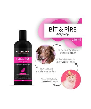 Pro Perfeck Cat Dog Flea Tick Shampoo 250 Ml + Flea Comb - Buy Online on GoSupps.com