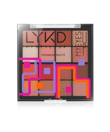 lykd 16 Eyeshadow Palette 300 Peachy Vibes