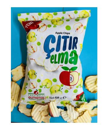 PUCCINELLI ELMATA Elmata Crispy Dried Apples Serrated (24 Pieces x 50 Gr)