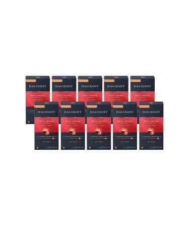 Davidoff Rich Aroma Espresso Vivid & Spicy Aluminium Capsule Coffee (100 Pieces) (Compatible with Nespresso)