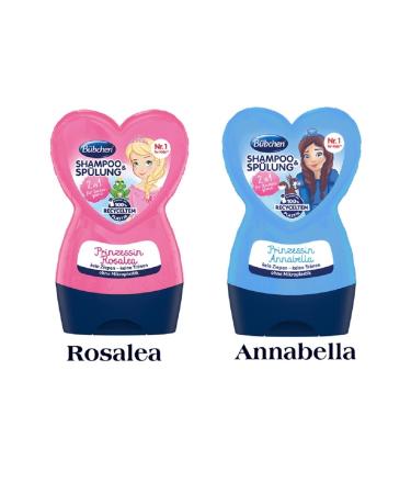 B bchen Shampoo and Balsam (Princess Roselea + Princess Annabella) 230ml 2 pack