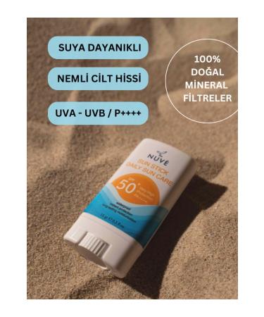 THE NUVE Sun Stick Daily Sun Care Spf 50 15 gr - Buy Online on GoSupps.com
