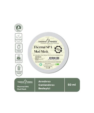 ThermaMinera Silver Spa Mud Mask Purifying Revitalizing Renewing Nourishing Thermal Mud Mask