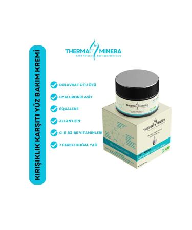 ThermaMinera Silver Anti-wrinkle Face Cream Anti-Wrinkle and Anti-Sagging Moisturizing Cream - Buy Online on GoSupps.com