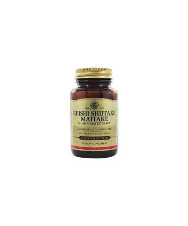 Solgar Reishi Shiitake Maitake Mushroom Extract 50 Capsules