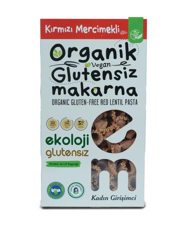 Ecology Gluten Free Organic Gluten Free Pasta Red Lentil Cone 200Gr 3Pkt - Buy Online on GoSupps.com