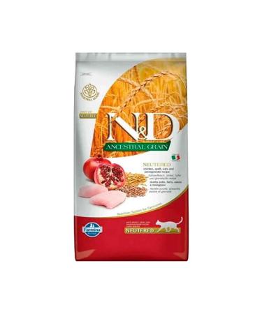 N & D Nd Chicken and Pomegranate Grain-Free Sterilized Cat Food 10 Kg