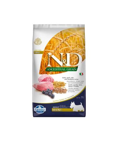 & D Nd Natural Low Grain Small Breed Dog Food Lamb Blueberry 7 Kg
