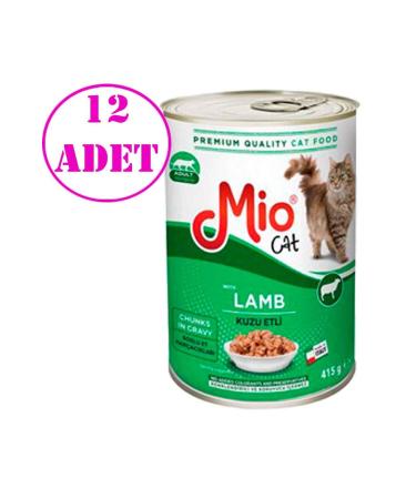 Mio Mio Cat Canned Lamb Meat 415 GR 12 PCS