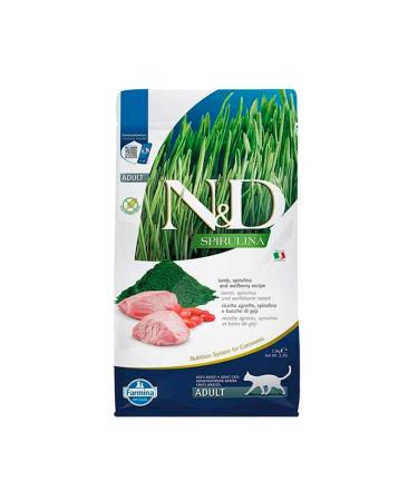 N & D Nd Spirulina Lamb Cat Food 1.5 Kg