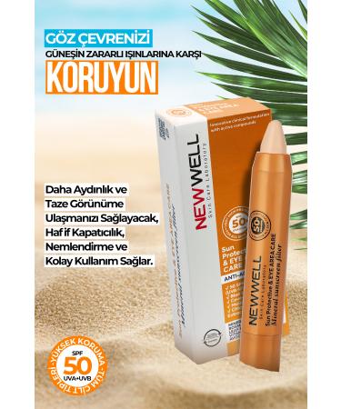 New Well Sun Protection Eye Concealer Cream 50+SPF - Buy Online on GoSupps.com