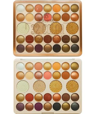 RS Ronassi Cosmetics Color 32 Eyeshadow 4-Pack Large Illuminating Makeup Palette - Buy Online on GoSupps.com
