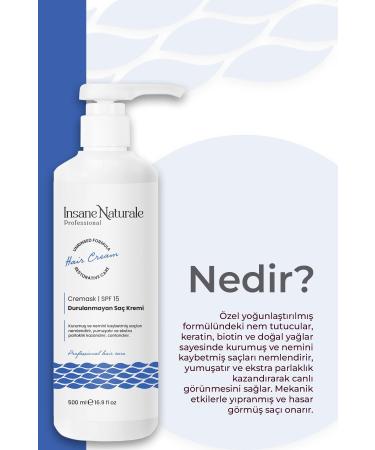 Insane Naturale Leave-In Hair Care Cream (cremask) (HAIR CREAM) 500 ml - Buy Online on GoSupps.com