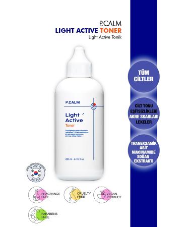 P Calm P.calm Acne Scar Anti-Scar and Anti-Blemish Renewing Light Active Tonic 200ml with Tranexamic Acid