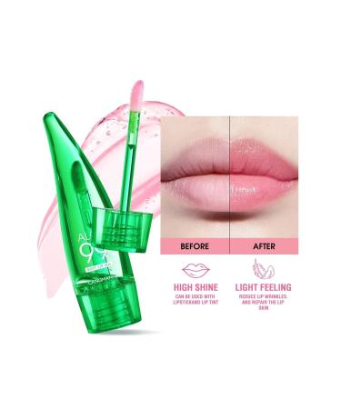 ROWENAROSE Aloe Vera Extract Lip Gloss and Moisturizing Lipoil - Buy Online on GoSupps.com